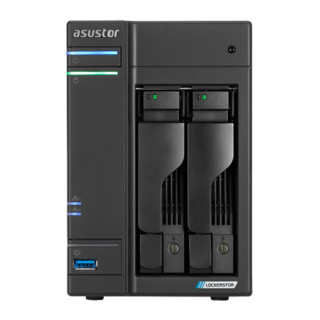 asustor爱速特 AS6602T 2盘位NAS网络存储服务器网络存储器NAS主机云存储私有云 6TB NAS盘*2