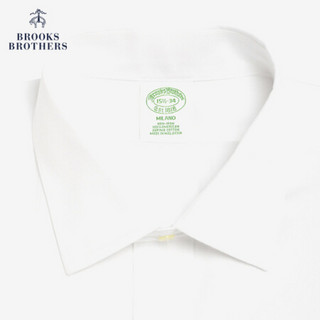 Brooks Brothers/布克兄弟男士免烫正装衬衫 1000005642 1001-白色 14/H/4