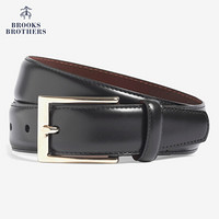 Brooks Brothers/布克兄弟男士商务风牛皮革腰带1000000989 0004-黑色 106cm