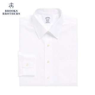 Brooks Brothers/布克兄弟男士Supima棉免烫正装衬衫1000005636 1001-白色 18/35