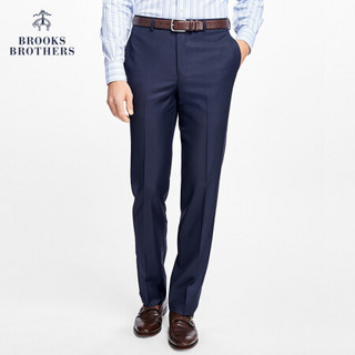 Brooks Brothers/布克兄弟男士羊毛面料长裤西装裤商务通勤 4004-藏青色 30RG