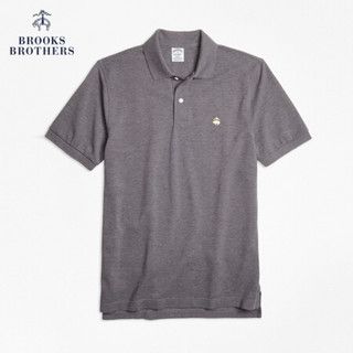 Brooks Brothers/布克兄弟男士Supima棉短袖Polo衫1000029185 0006-木炭色 XXL