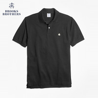 Brooks Brothers/布克兄弟男士Supima棉短袖Polo衫1000029185 2002-黑色 XL