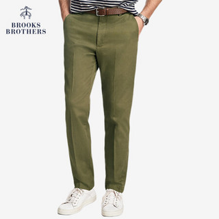 Brooks Brothers/布克兄弟男士裤子休闲裤1000040625 3002-墨绿色 3432