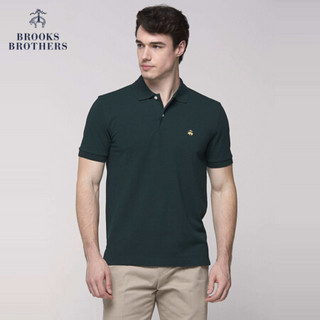 Brooks Brothers/布克兄弟男士Supima棉短袖Polo衫1000029185 3002-深绿色 S