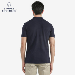 Brooks Brothers/布克兄弟男士修身Supima棉短袖Polo衫1000029185 4004-藏青色 XL