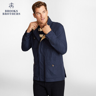 Brooks Brothers/布克兄弟男士20春新多口袋轻薄竖领夹克外套休闲 4004-藏青色 XL