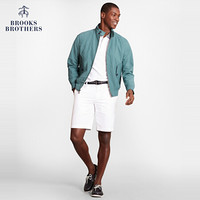 Brooks Brothers/布克兄弟男士复古立领飞行员夹克外套 3003-绿色 XS