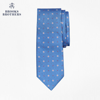 Brooks Brothers/布克兄弟男士20春新桑蚕丝圆点花朵图案领带 4003-蓝色 REG