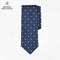 Brooks Brothers/布克兄弟男士20春新桑蚕丝圆点花朵图案领带 4004-藏青色 REG