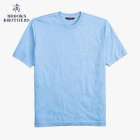 Brooks Brothers/布克兄弟男士20夏新Supima棉logo款T恤休闲 4000-浅蓝色 M