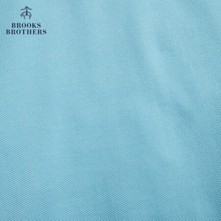 Brooks Brothers/布克兄弟男士Supima棉纯色logo款短袖修身Polo衫 B435-淡蓝色 M