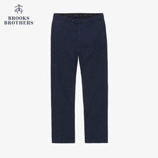 Brooks Brothers/布克兄弟男士20夏新Supima棉混纺微弹休闲长裤 4004-黑色 3534