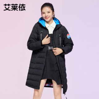 百事可乐ginnyeral三方联名2020年新品中长款商场同款时尚羽绒服女