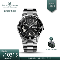 BALL 波尔 表(BALL) 瑞士机械表 极速勇士系列星光 男表 52只氚气夜灯 防眩蓝水晶玻璃 防水200 黑色DM3030B-S4-BK(直径40mm)