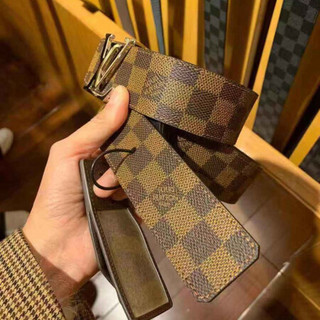 LOUIS VUITTON 路易威登 LV INITIALES 40系列 毫米双面腰带 M0213R BROWN 栗色