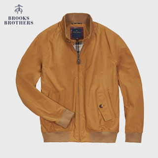 Brooks Brothers/布克兄弟男士锦纶混纺多口袋纽扣领夹克外套休闲 B255-驼色 M