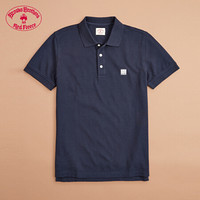 Brooks Brothers/布克兄弟男士20夏新棉质珠地网眼布Polo衫休闲 4004-藏青色 M