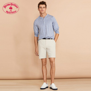 Brooks Brothers/布克兄弟男士20夏新锦纶混纺斜纹编织短裤休闲裤 4000-白色 36