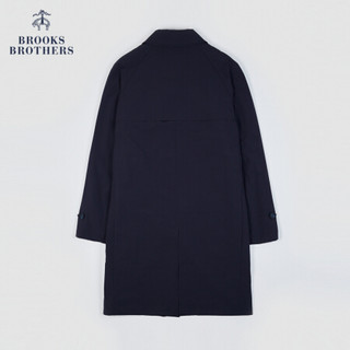 Brooks Brothers/布克兄弟男士20秋新中长款纯色外套风衣休闲商务 4004-藏青色 M