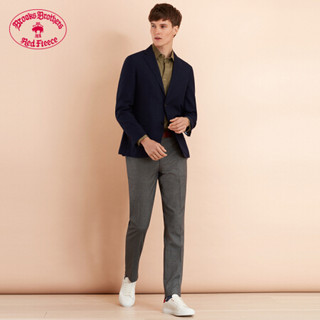 Brooks Brothers/布克兄弟男士绵羊毛混纺商务休闲修身西装外套 4004-藏青色 40SH