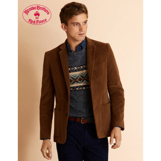 Brooks Brothers/布克兄弟男士埃及棉混纺单西装夹克外套 2004-棕色 38RG