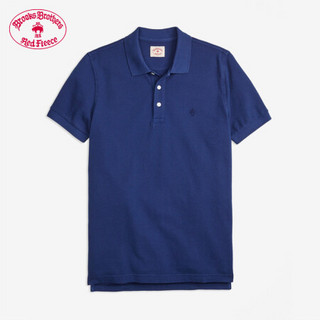 Brooks Brothers/布克兄弟男士修身纯棉质短袖Polo衫 4004-海军蓝 M