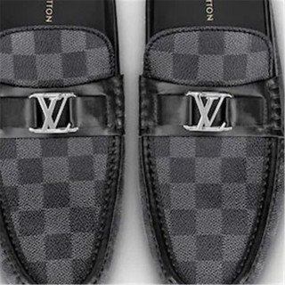 LOUIS VUITTON 路易威登 男士棋盘格帆布平底鞋 1A4OIF 9.5