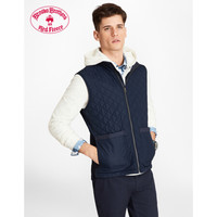 Brooks Brothers/布克兄弟男士20秋新菱形花纹设计保暖背心休闲 4004-藏青色 XL
