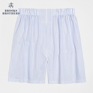 Brooks Brothers/布克兄弟男士棉质四角裤内裤弹性腰带条纹设计 1001-白色 M