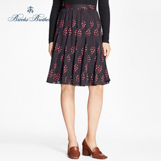 Brooks Brothers/布克兄弟印花真丝乔其纱裙1000038939 B545-亮紫色 2