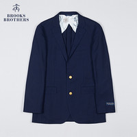 Brooks Brothers/布克兄弟男士新品绵羊毛修身单西外套商务休闲 4004-藏青色 40SH