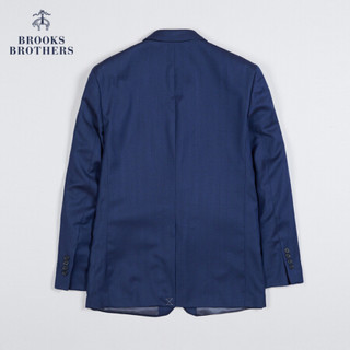 Brooks Brothers/布克兄弟男士21新品绵羊毛两粒扣单西西装外套 4004-藏青色 40RG