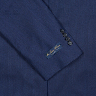 Brooks Brothers/布克兄弟男士21新品绵羊毛两粒扣单西西装外套 4004-藏青色 40RG