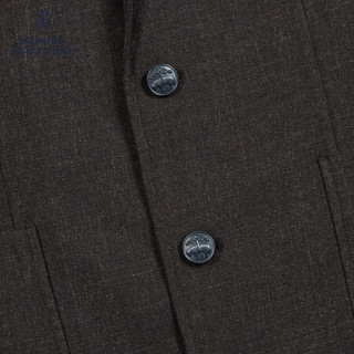 Brooks Brothers/布克兄弟男士21新品羊毛混纺两粒扣西装外套单西 2003-棕色 38SH