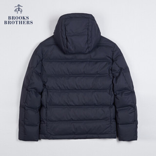 Brooks Brothers/布克兄弟男士21新品灰鸭绒填充羽绒服外套保暖 0004-黑色 M