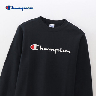 Champion冠军情侣款圆领卫衣经典款草字印花春秋衫男女 宝蓝/皇家蓝 XXL