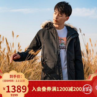 经典款Columbia/哥伦比亚户外男子奥米热能650蓬羽绒服WE1486 010 M(175/96A)