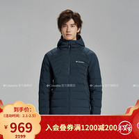 经典款Columbia/哥伦比亚户外男子专业户外800蓬鹅绒羽绒服WE1511 494 XXL(190/104A)