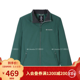 经典款Columbia哥伦比亚户外男士春秋防水冲锋衣机织外套WE0049 375 XL(185/104A)