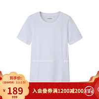 经典款Columbia哥伦比亚户外女子城市户外吸湿短袖T恤AR1455 100 XXL(175/96A)