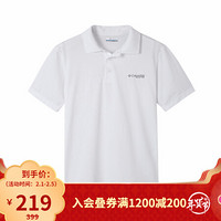 经典款Columbia哥伦比亚户外男款钓鱼系列短袖POLO衫FE1038 100 XXL(190/104A)