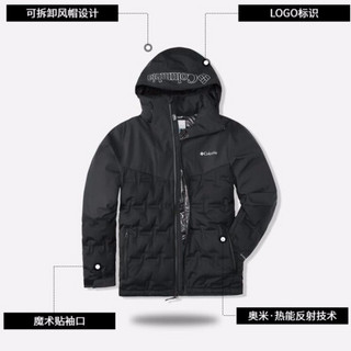 Columbia哥伦比亚户外20秋冬新品男子奥米热能防水羽绒服EE0901 011 XXL(190/104A)