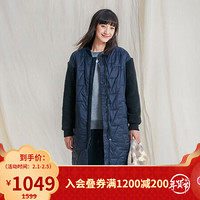 日本款限量新品Columbia哥伦比亚户外20秋冬新品女子长款保暖外套PL3237 010 XL(170/92A)