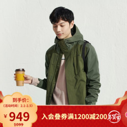 Columbia 哥伦比亚 RE0086 男士防风连帽夹克