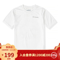 Columbia哥伦比亚户外21春夏新品儿童奥米吸湿针织短袖T恤AB0085 100 XS