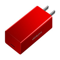 ThinkPlus GaN65 氮化镓充电器 USB-C 65W 热力红