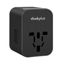 ThinkPlus JY-304 全球旅行充电器 USB 黑色