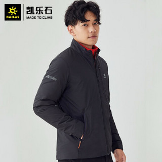 Kailas凯乐石 户外运动 男款轻量聚热棉服（无帽）KG010108 墨黑 XXL