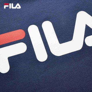 FILA 斐乐官方情侣卫衣2020秋季新款时尚运动针织中性卫衣男女 铁蓝色-BL 185/104A/XXL